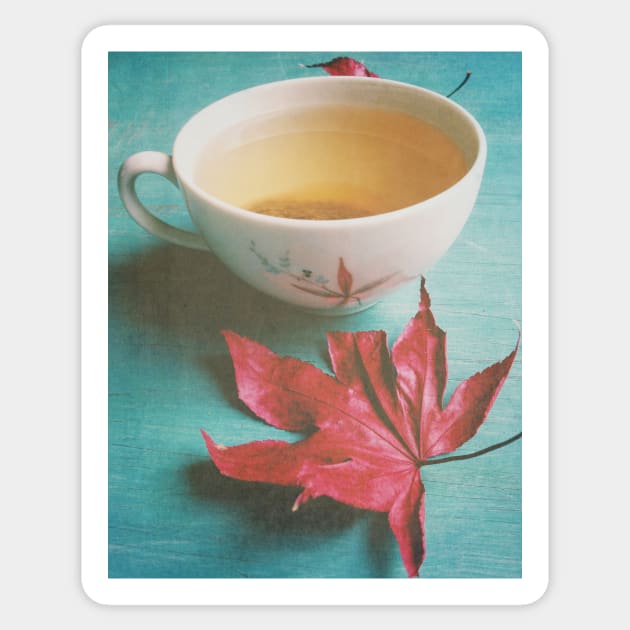 Retro Tea Sticker by oliviastclaire